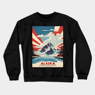 Alaska United States of America Tourism Vintage Poster Crewneck Sweatshirt